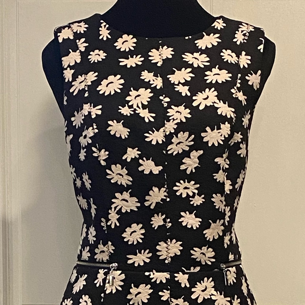 Ann Taylor Fitted A-Line Floral Dress